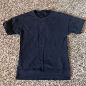 Lululemon short sleeve sweatshirt.